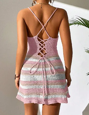 Rochie de plaja SHEIN, roz