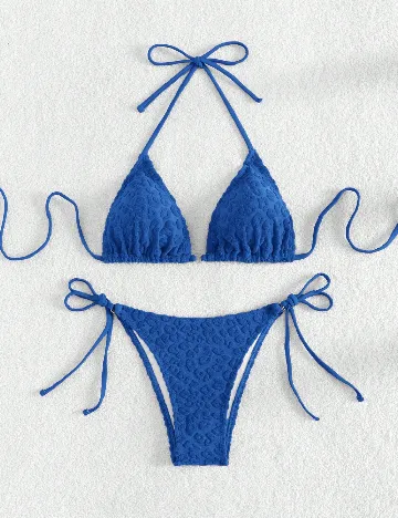 Costum de baie SHEIN, albastru