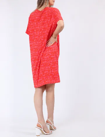 Rochie scurta Pieces, rosu