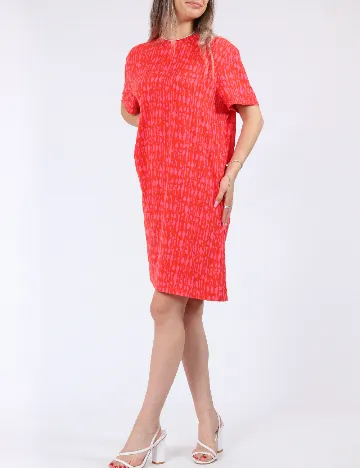 Rochie scurta Pieces, rosu