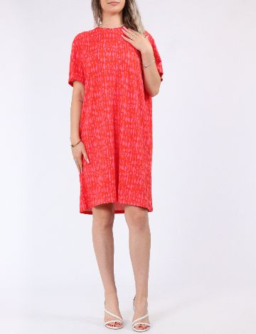 Rochie scurta Pieces, rosu