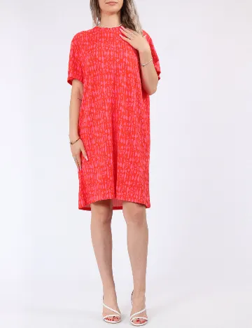 Rochie scurta Pieces, rosu