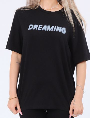 Tricou Pieces, negru