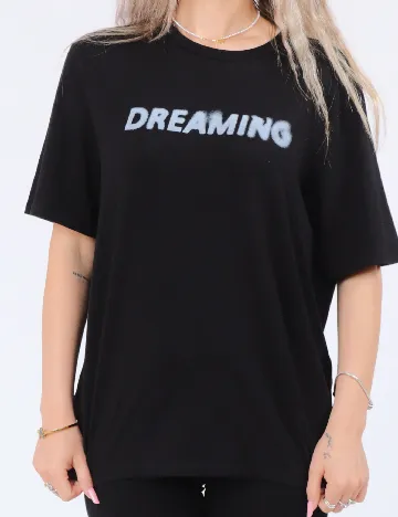 Tricou Pieces, negru