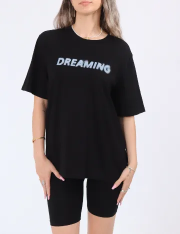 Tricou Pieces, negru