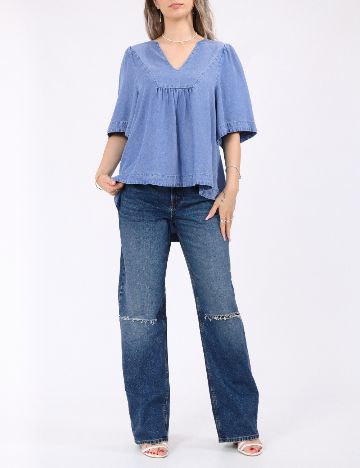 Bluza Vero Moda, albastru