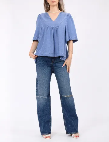 Bluza Vero Moda, albastru
