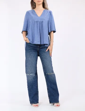 Bluza Vero Moda, albastru