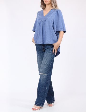 Bluza Vero Moda, albastru