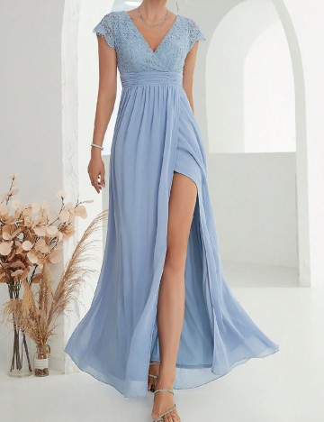 Rochie lunga SHEIN, albastru