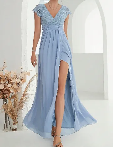 Rochie lunga SHEIN, albastru