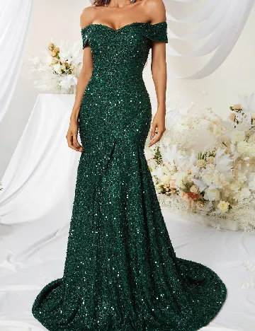 Rochie lunga Giffniseti, verde