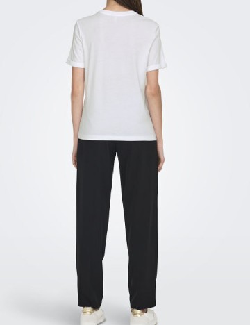 Tricou Only, alb