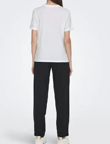 Tricou Only, alb