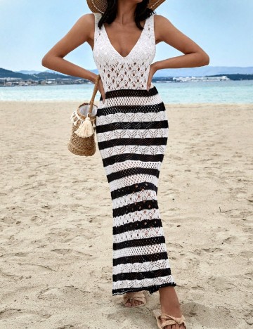 Rochie de plaja SHEIN, mix culori