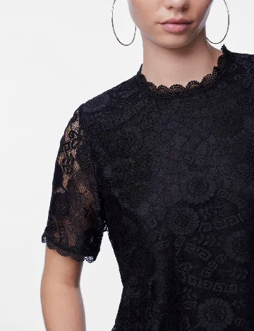 Bluza Pieces, negru