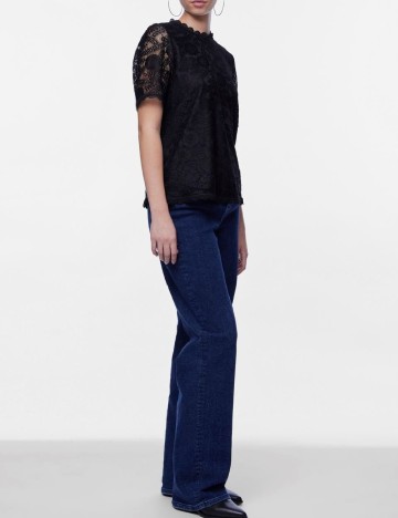 Bluza Pieces, negru