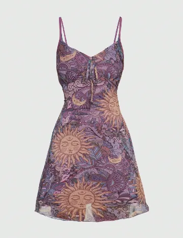 Rochie scurta Romwe, mov