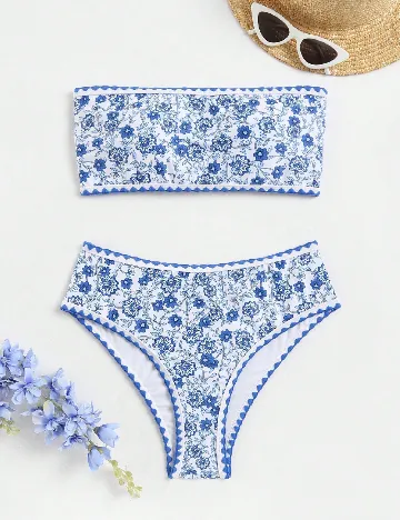 Costum de baie SHEIN, albastru