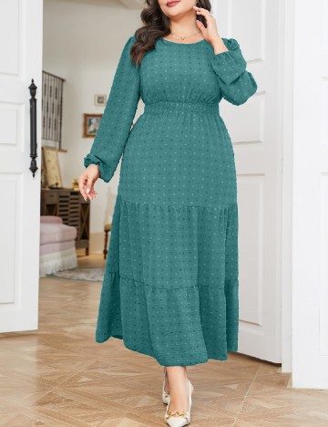 Rochie medie SHEIN CURVE, verde