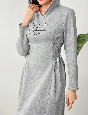 Rochie medie SHEIN, gri