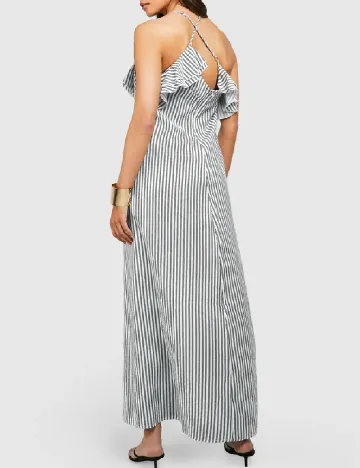 Rochie lunga Boohoo, alb