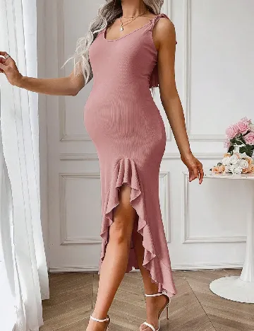 Rochie lunga SHEIN Maternity, roz