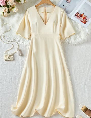 Rochie medie SHEIN, galben