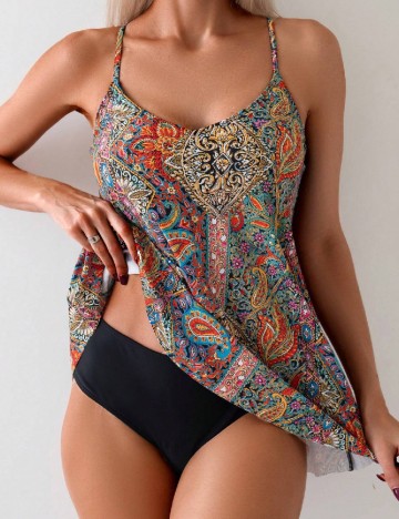 Costum de baie SHEIN, mix culori