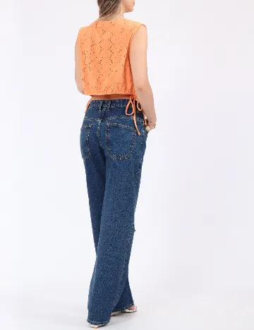 Top Vero Moda, portocaliu