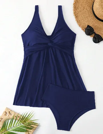 Costum de baie SHEIN, albastru