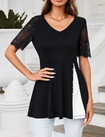 Bluza SHEIN, negru