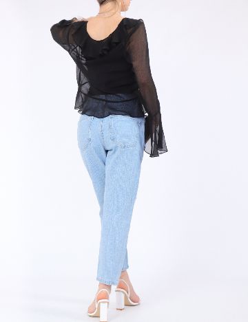 Bluza Pieces, negru