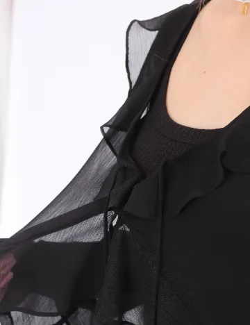 Bluza Pieces, negru
