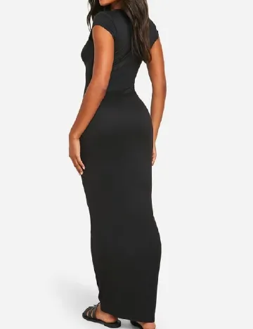 Rochie lunga Boohoo, negru