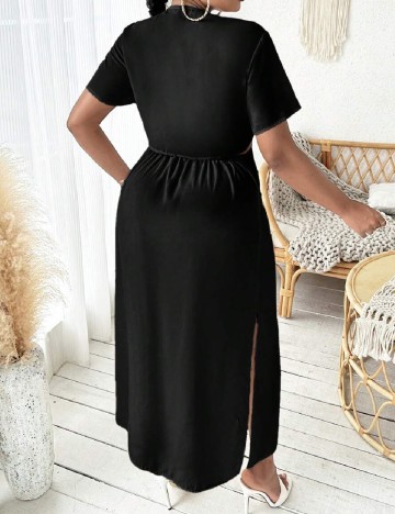 Rochie lunga SHEIN CURVE, negru