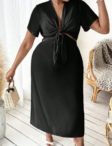 Rochie lunga SHEIN CURVE, negru