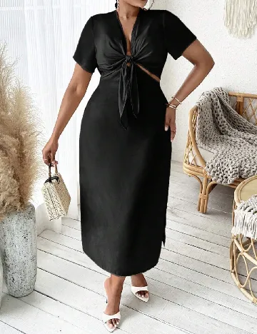 Rochie lunga SHEIN CURVE, negru