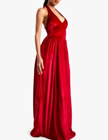 Rochie lunga Boohoo, rosu