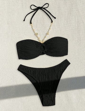 Costum de baie SHEIN, negru