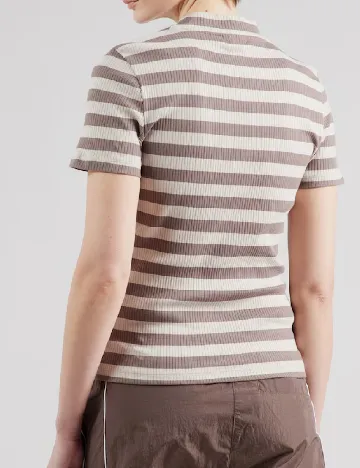 Tricou Noisy May, crem/maro
