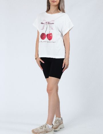 Tricou Noisy May, alb