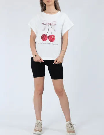 Tricou Noisy May, alb