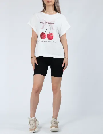 Tricou Noisy May, alb