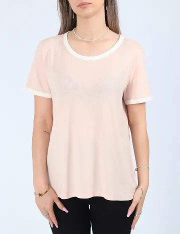 Tricou American Eagle, roz pal