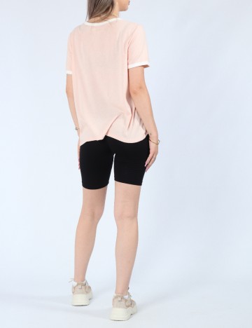 Tricou American Eagle, roz pal