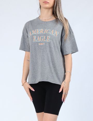 Tricou American Eagle, gri