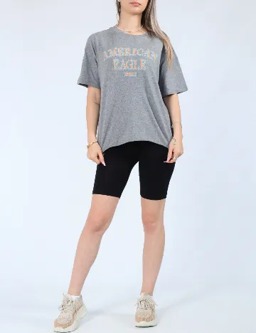 Tricou American Eagle, gri