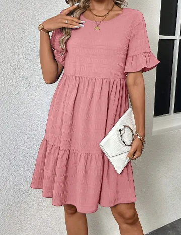 Rochie scurta SHEIN, roz