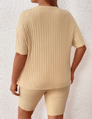Compleu SHEIN CURVE, crem